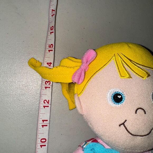 Kidoozie Dress Me Emily Doll Kids Teaching Skills Buttons Hook Loop Zipper Plush - Picture 6 of 8